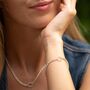 Sterling Silver Eternity Twist Charm Collector Bracelet, thumbnail 1 of 5