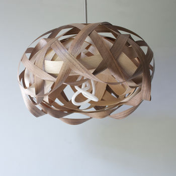 Bird's Nest Knot Wooden Lampshade, 7 of 9