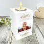 Personalised Floral Photo Tea Light Holder, thumbnail 1 of 7