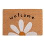 Natural Daisy Welcome Doormat, thumbnail 2 of 3