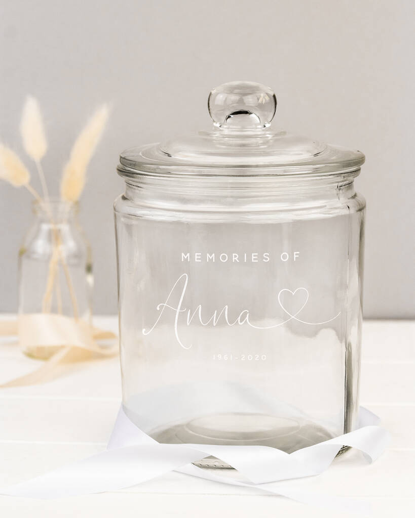 Special Memories Condolence Jar And Cards By Oh So Cherished