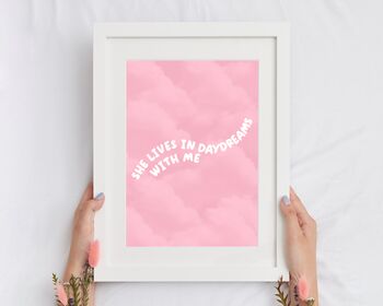 She Lives In Daydreams With Me Print, 2 of 5