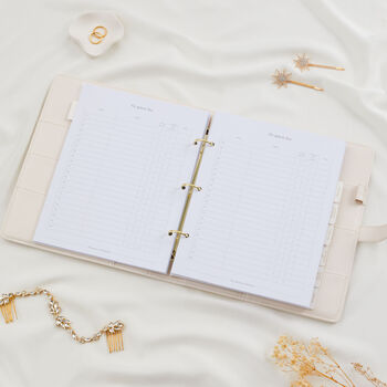 Wedding Planner Binder Blanc, 8 of 12