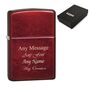 Personalised Candy Apple Red Zippo Lighter, thumbnail 2 of 4