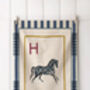 Personalised Alphabet Linen Tea Towel, thumbnail 8 of 12