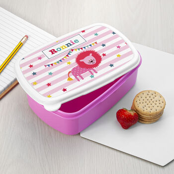 Personalised Kid's Circus Lunch Box, 2 of 11