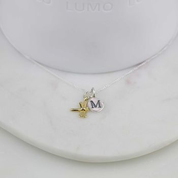 Personalised Miniature Dragonfly Necklace, 6 of 7
