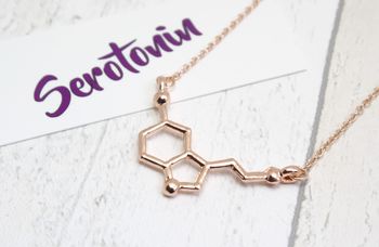 Serotonin Molecule Necklace, 6 of 7