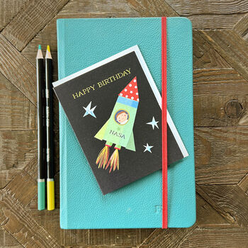 Mini Space Happy Birthday Card, 5 of 5