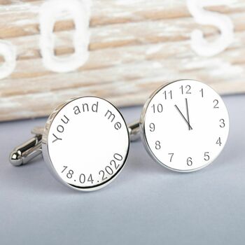 Personalised Wedding Cufflinks With Sayings, 4 of 10