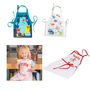 Children's Personalised Linen, Cotton And Wipe Clean Aprons, thumbnail 1 of 2