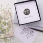 Personalised Silver Engraved Drawing Disc Necklace, thumbnail 2 of 4