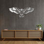 Wooden Geometric Eagle Wall Art Home Wall Decor, thumbnail 7 of 10