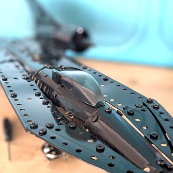 Make Your Own Blackbird Mach Three Spy Plane Metail Construction Set, 7 of 10