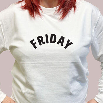 Friday Slogan Sweatshirt, 3 of 5