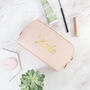 Personalised Vegan Leather Makeup Bag, thumbnail 11 of 12