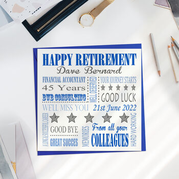 Personalised Retirement Card, 4 of 4