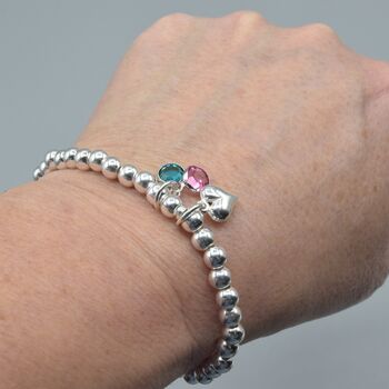 Sterling Silver Sister Bracelet, 4 of 5