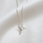 Hummingbird Charm Necklace, 925 Sterling Silver, thumbnail 3 of 8