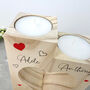 Personalised Couples Names Heart Tea Light Holders, thumbnail 5 of 8