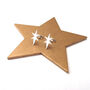 Sterling Silver Northern Star Earrings, thumbnail 2 of 9