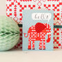 Scandinavian Elephant Mini Greetings Card, thumbnail 3 of 4