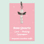 Rose Quartz Guardian Angel Keepsake Love Gift, thumbnail 1 of 3