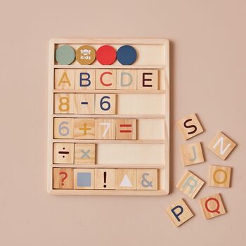 Children's Wooden Alphabet Puzzle, 2 of 7