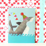 Mini Party Sharky Card, thumbnail 1 of 4
