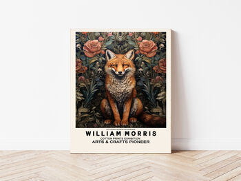 William Morris Fox Print, 3 of 5