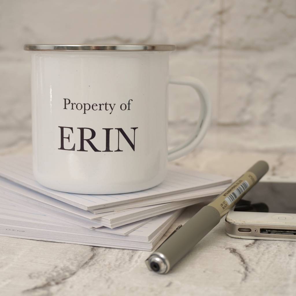 Enamel Study Mug By Tailored Chocolates and Gifts