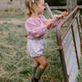 Floral Printed Cotton Children's Bloomers, thumbnail 4 of 5