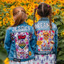 Kids Personalised Hand Painted Denim Jacket, thumbnail 1 of 12