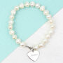 Personalised White Freshwater Pearl Bracelet, thumbnail 1 of 2