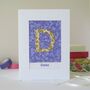 Gold Initial Card, thumbnail 5 of 7