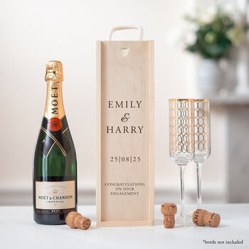 Personalised Engagement Bottle Box Gift, 2 of 10