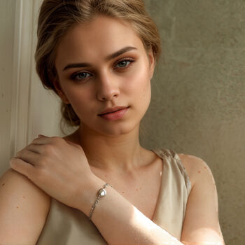 Silver Personalized Locket Bracelet, 2 of 9