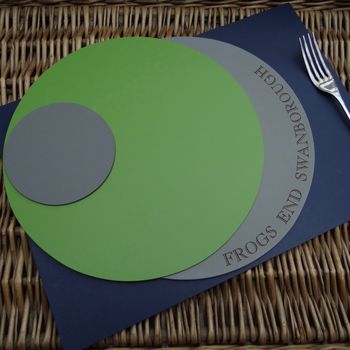 Personalised Leather Placemats, 8 of 12