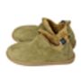 Sheepskin Slippers Olive 100% Hand Crafted Hard Sole, thumbnail 1 of 5