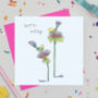 'Rainbow Floral' Mixed Pack Of Ten Birthday Cards, thumbnail 10 of 11