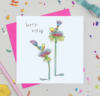 'Rainbow Floral' Mixed Pack Of Ten Birthday Cards, 10 of 11