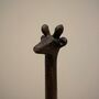 Stretch The Giraffe Cast Iron Loo Roll Holder, thumbnail 2 of 5