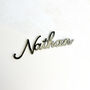 Cake Topper Charm, Personalised Name, thumbnail 1 of 6