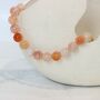 Fire Agate Beaded Choker Necklace, thumbnail 3 of 7