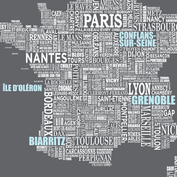Personalised France Map, 4 of 4