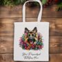 Personalised German Shepherd In Christmas Lights, thumbnail 5 of 10