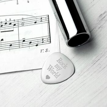 Personalised Secret Message Guitar Plectrum, 5 of 12