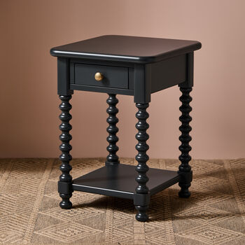 Harlow Bedside Table In Ash, 2 of 6