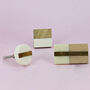 Rectangle Square Round Gold Banded Pull Handles, thumbnail 4 of 9