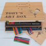 Personalised Unicorn Child's Art Box With Art Book, thumbnail 7 of 9